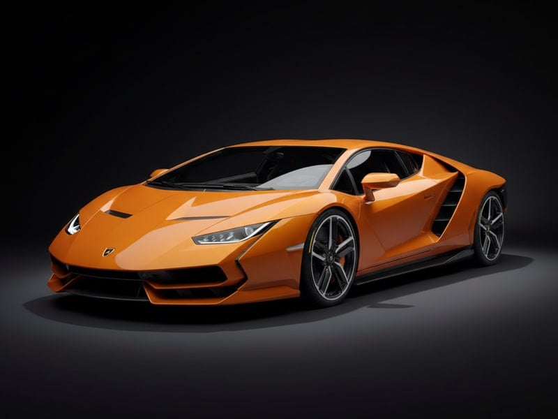 Lamborghini Centenario luxury leather floor mats with premium stitching and embroidered logo 2016-2017