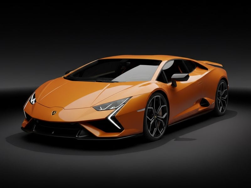 Lamborghini Temerario luxury leather floor mats with premium stitching and embroidered logo 2024-Present